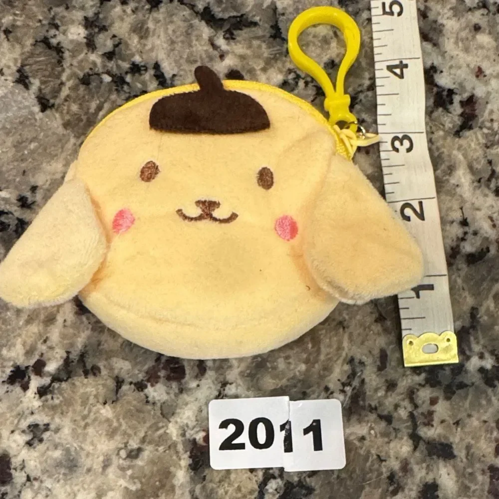 2011 Sanrio Soft Fabric Zipper‎ Key Pouch